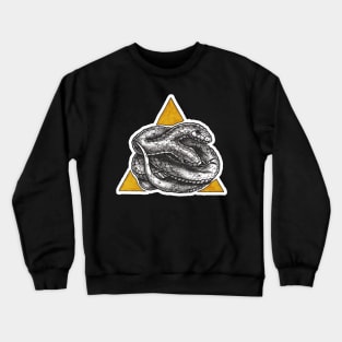 A snake with two heads Crewneck Sweatshirt